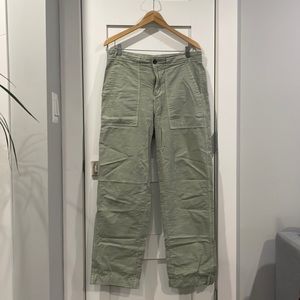 Everlane Sage Green Wide Leg Pants